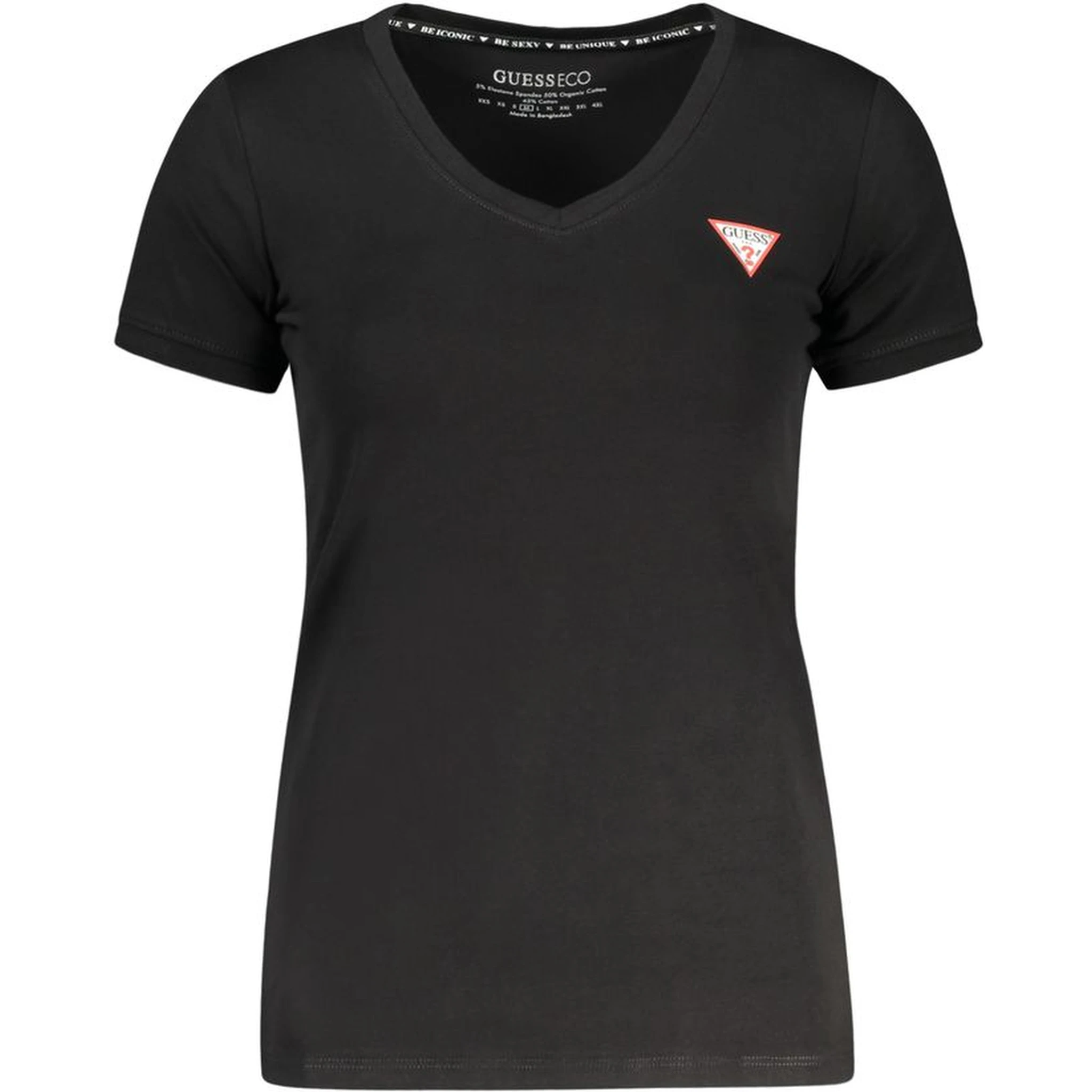 Black Cotton Women's T-Shirt