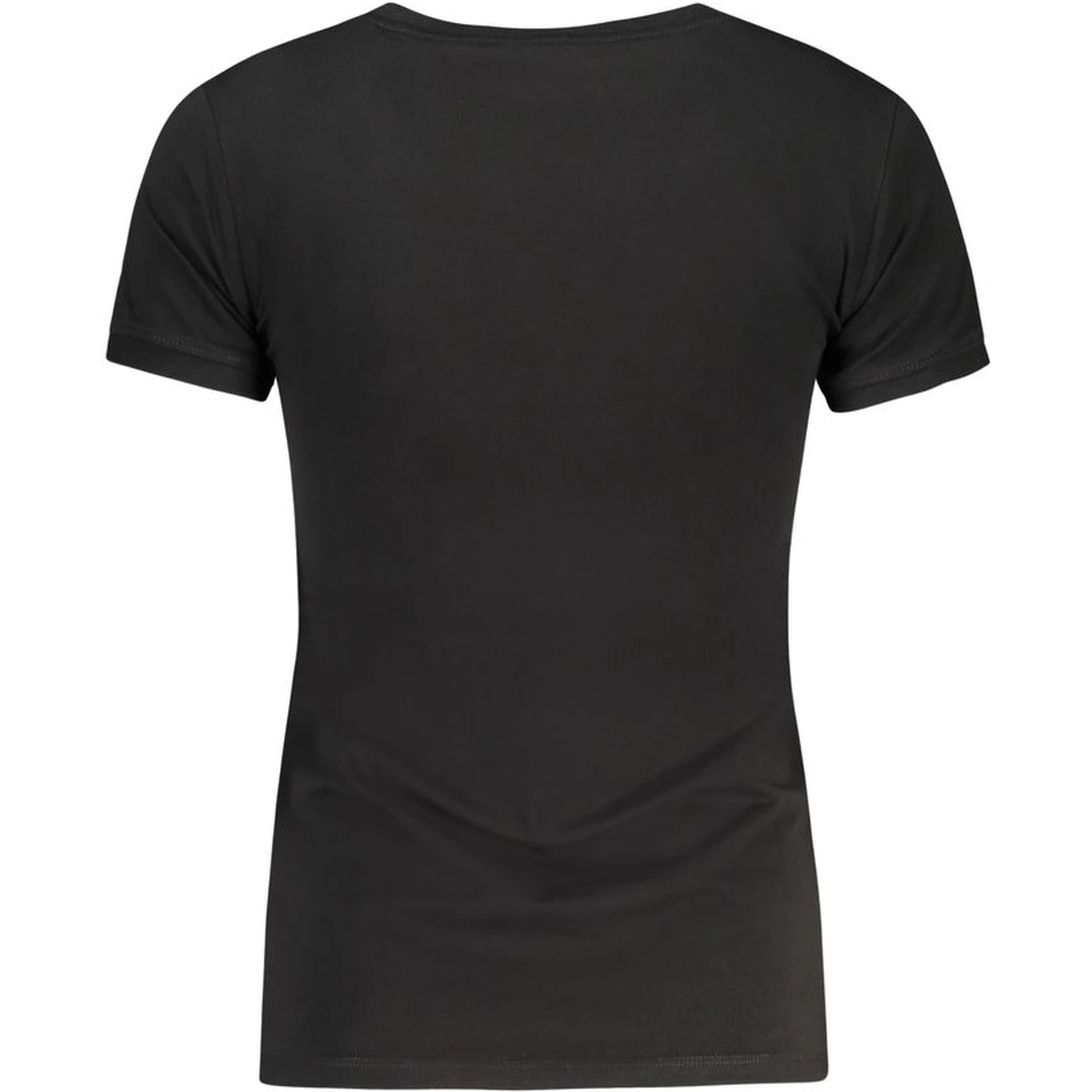 Black Cotton Women's T-Shirt