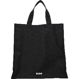Black Fabric Handbag