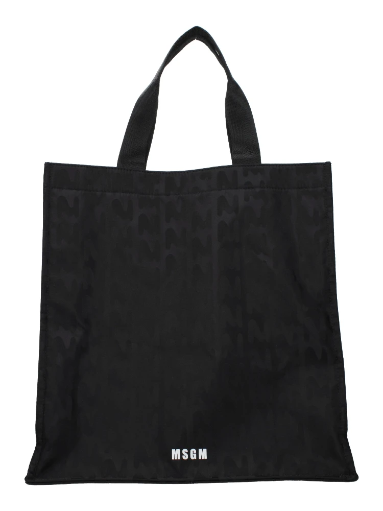 Black Fabric Handbag