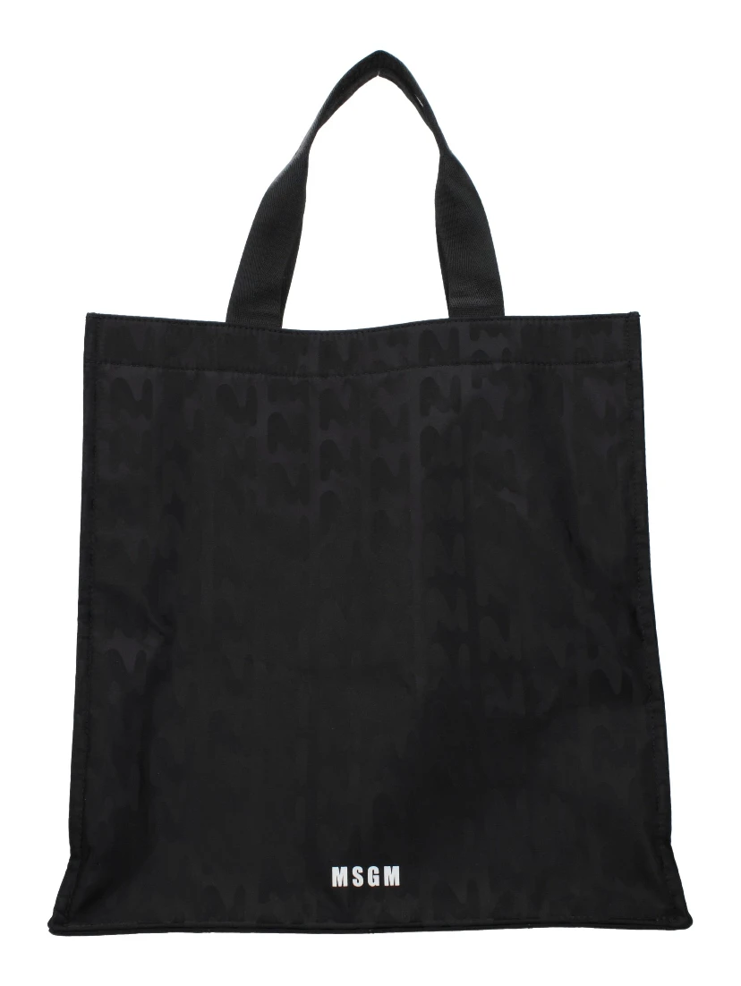 Black Fabric Handbag