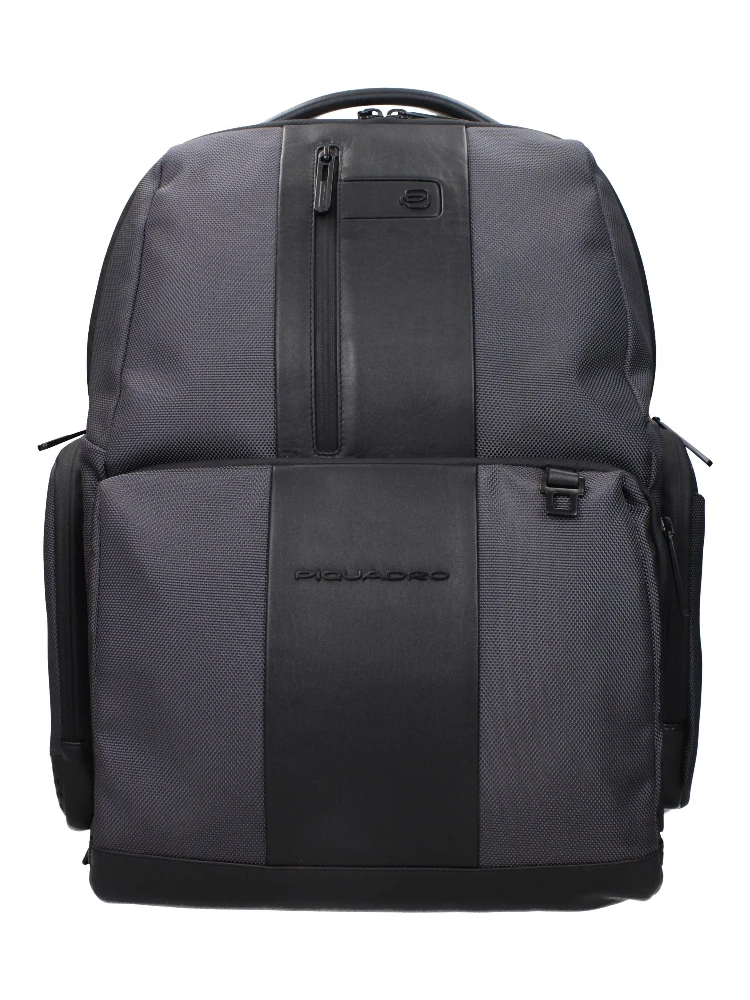 Gray Nylon Backpack