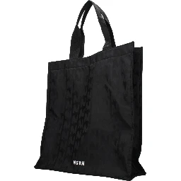Black Fabric Handbag