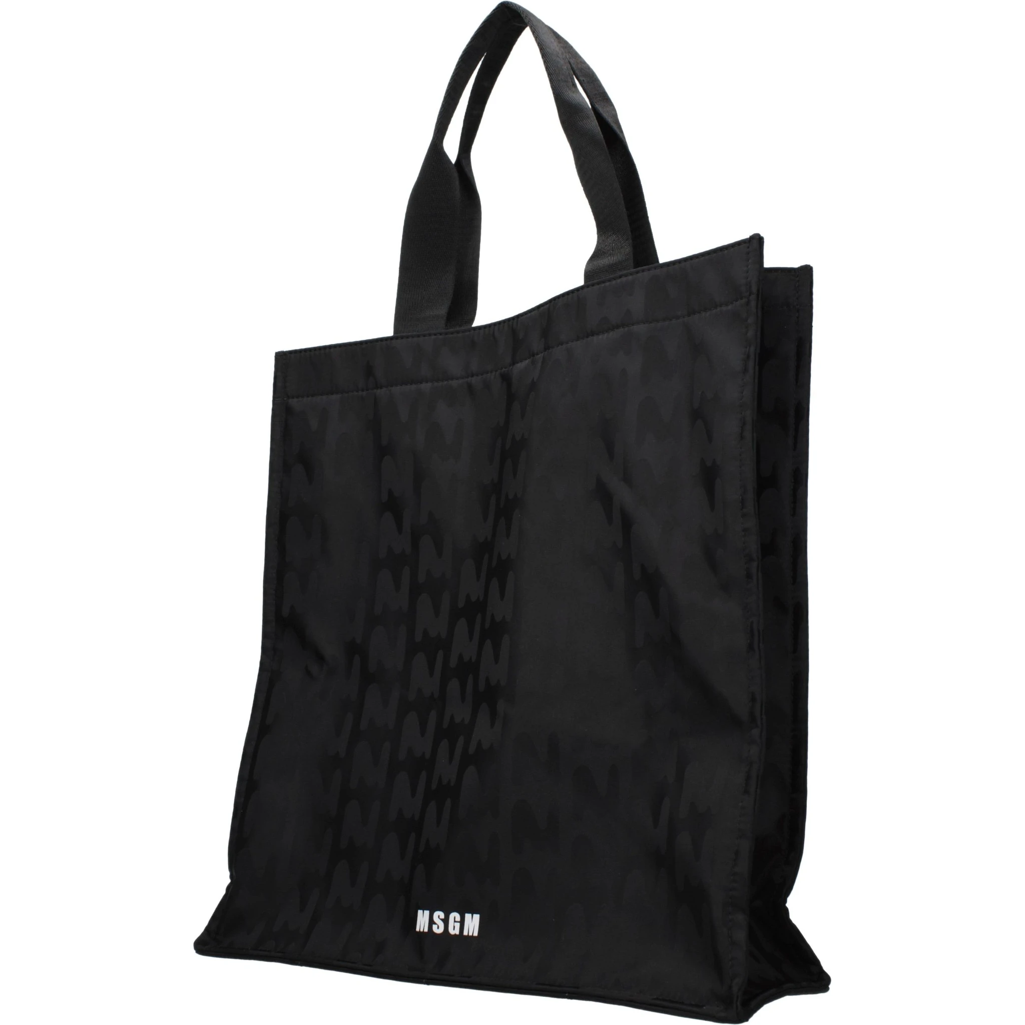 Black Fabric Handbag
