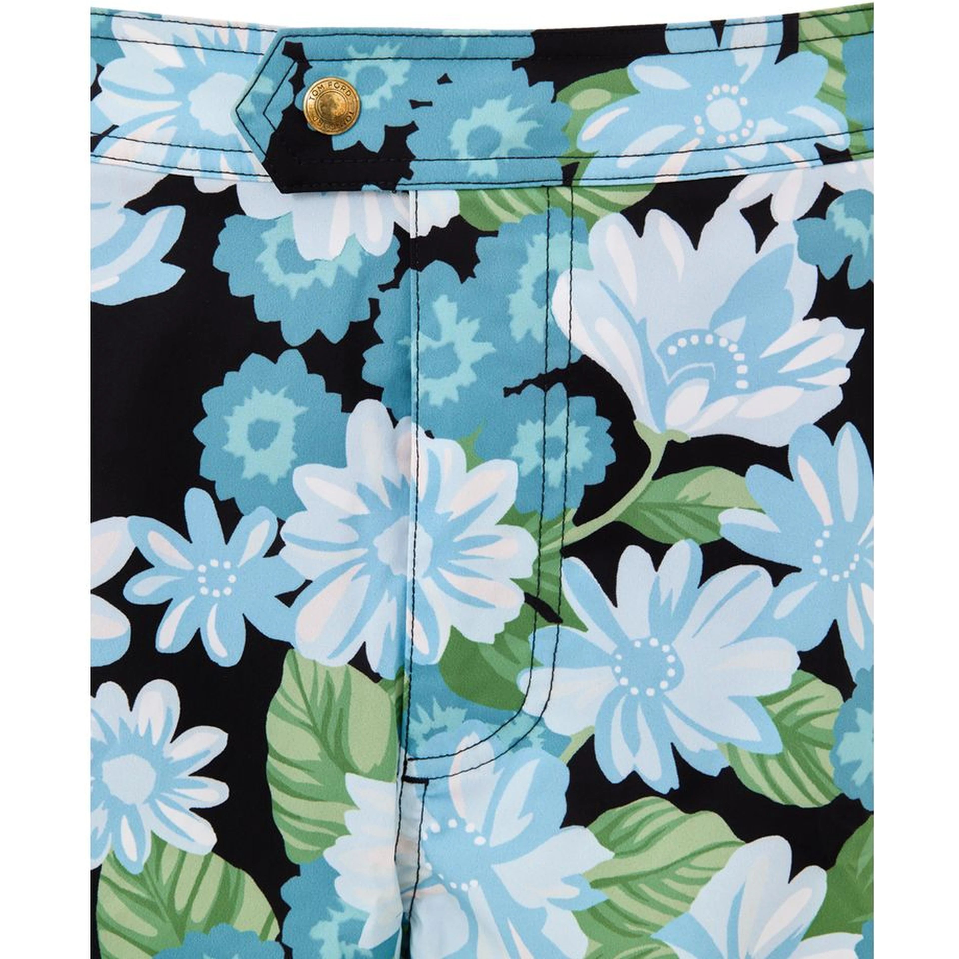 Blue Polyamide Swim Shorts