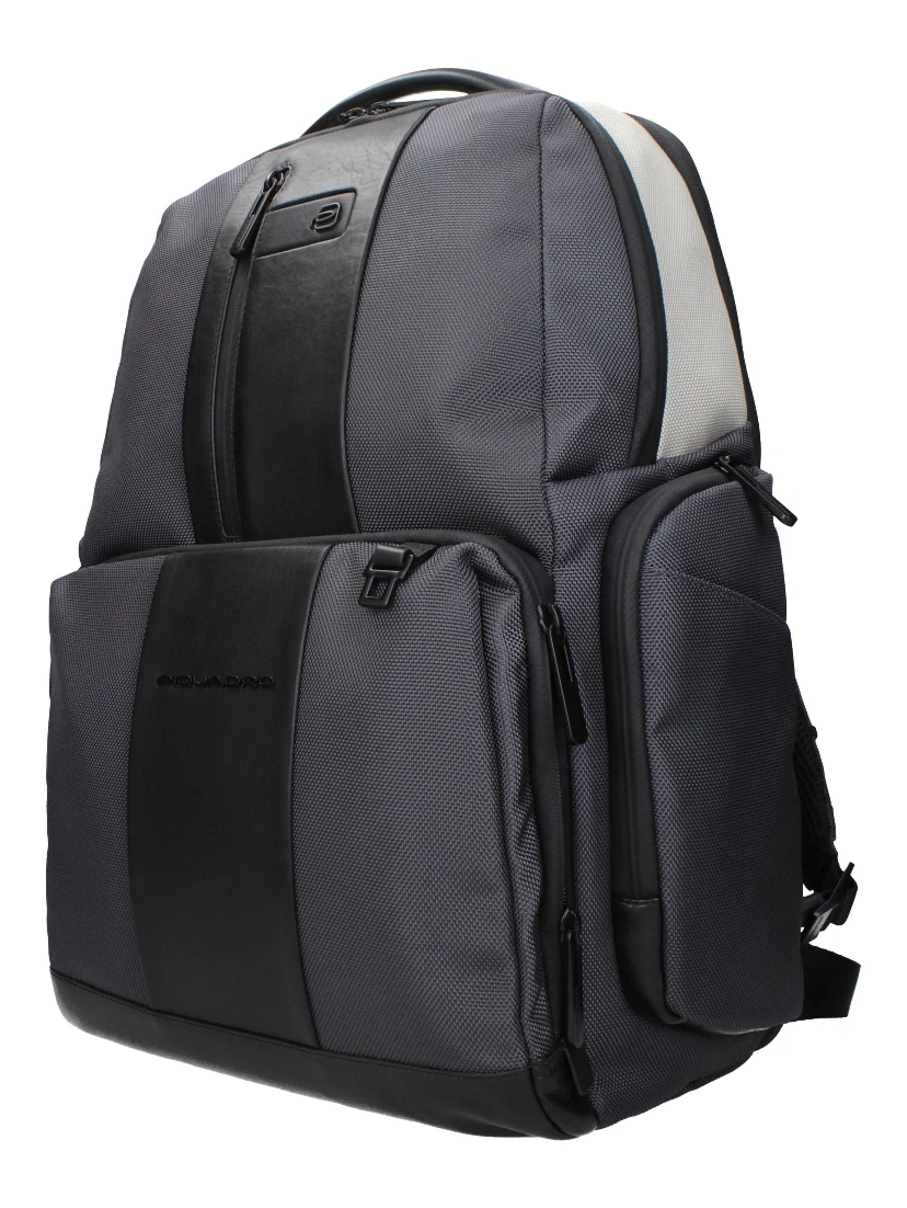 Gray Nylon Backpack
