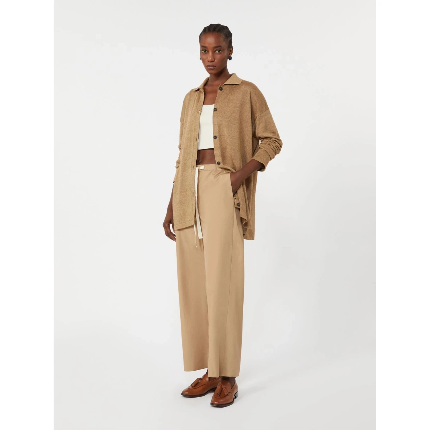 'S MAX MARA SMMARGENTO pants