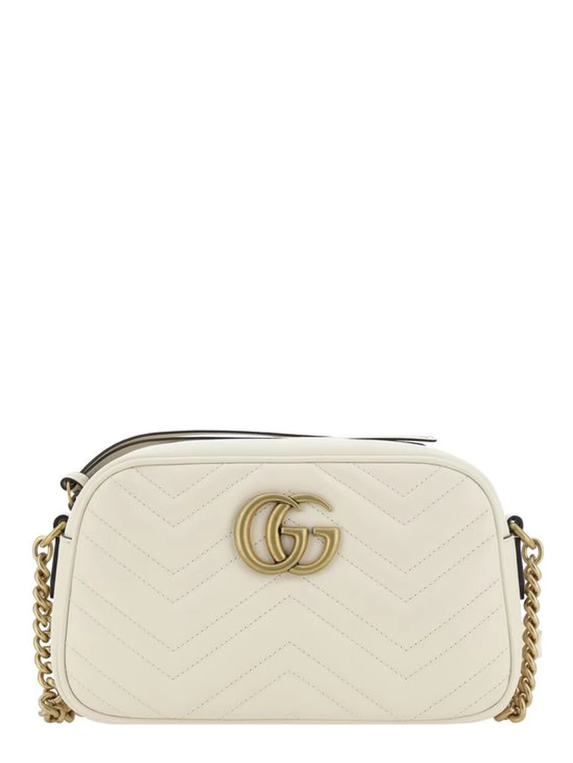 White Calf Leather Bos Taurus Shoulder Bag