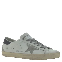 White Goatskin Low Top Sneakers