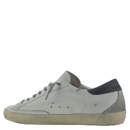 White Goatskin Low Top Sneakers
