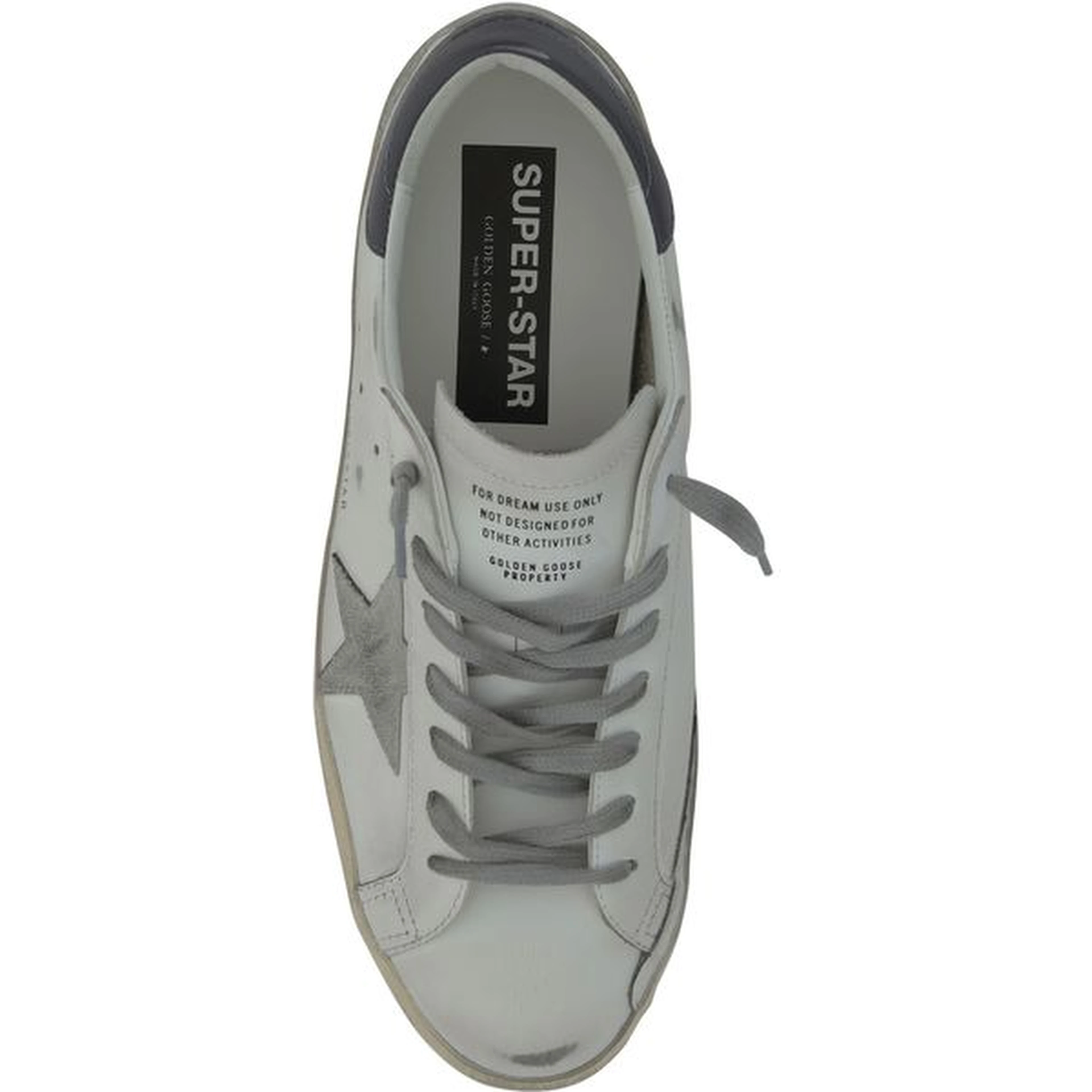 White Goatskin Low Top Sneakers