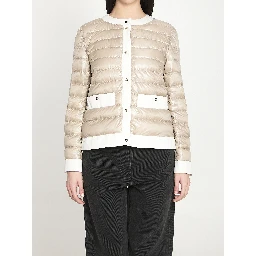 Short padded down jacket