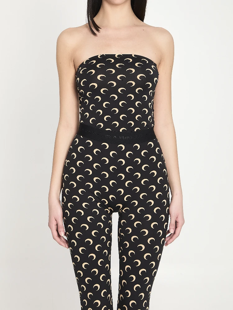 Moon jersey bustier top