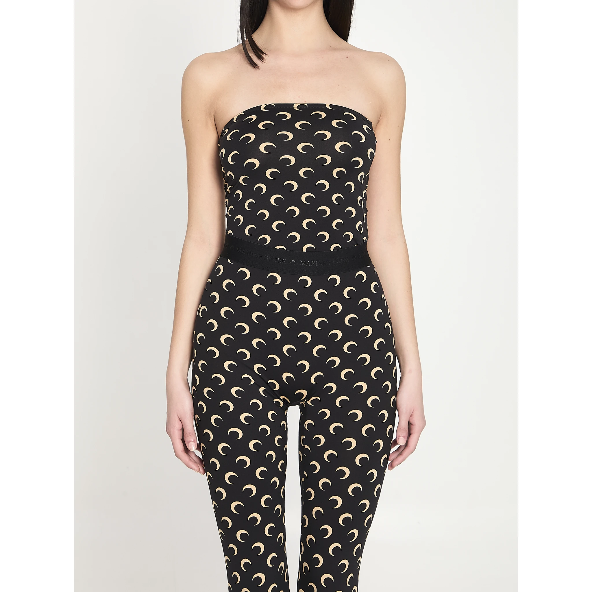 Moon jersey bustier top