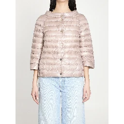 Reversible short down jacket