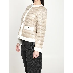 Short padded down jacket