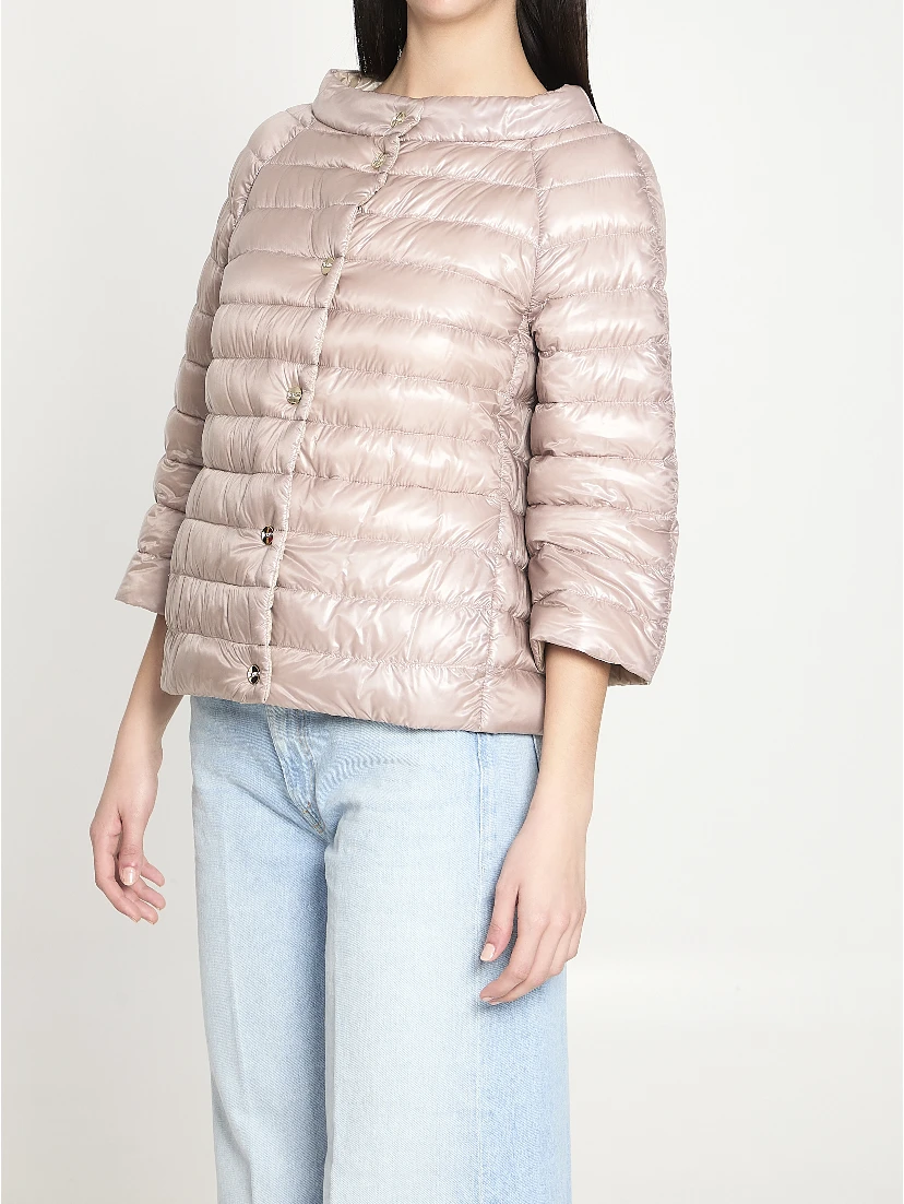 Reversible short down jacket