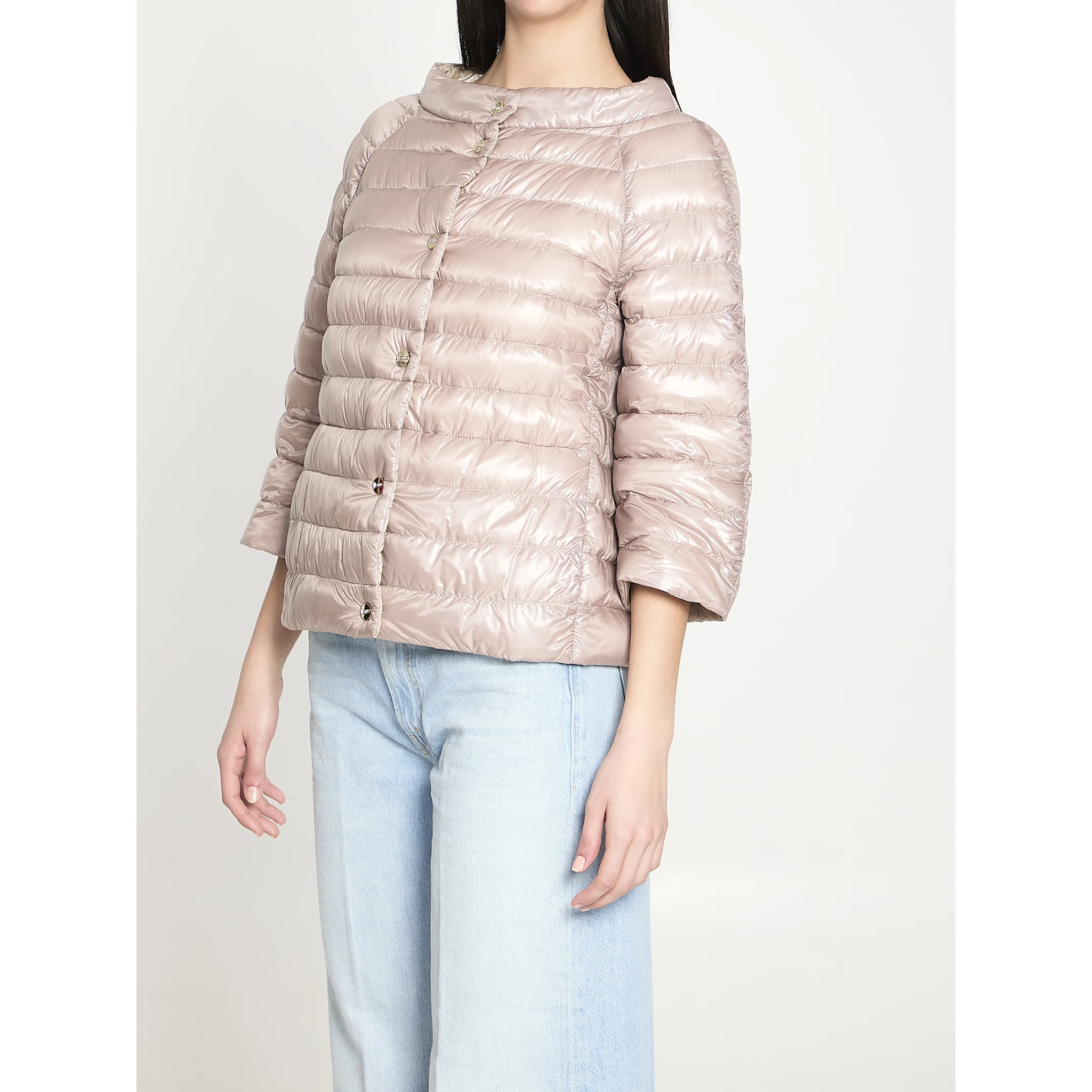 Reversible short down jacket