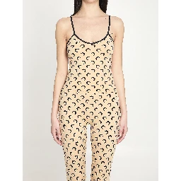 Moon printed jersey top