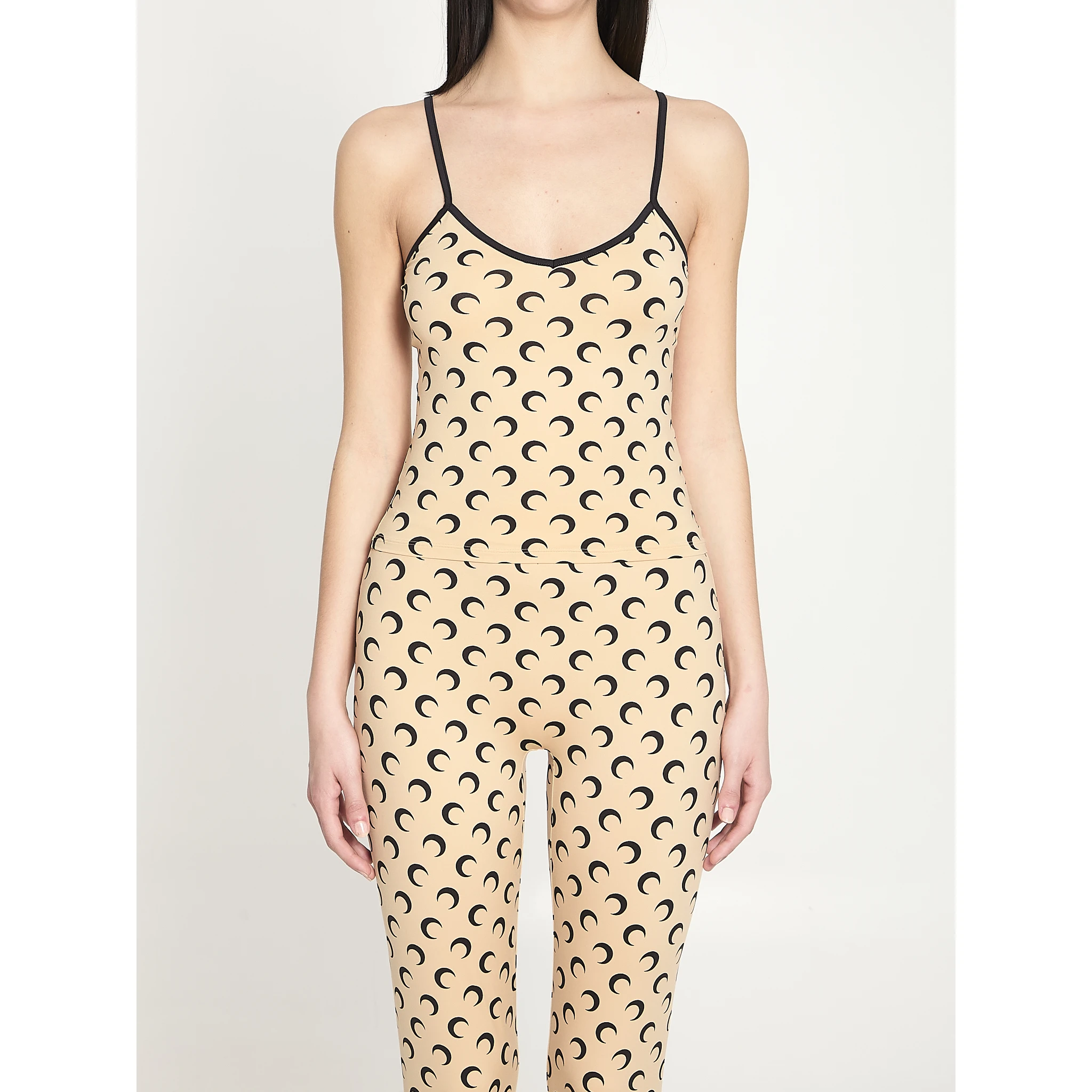 Moon printed jersey top