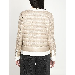 Short padded down jacket