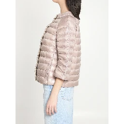 Reversible short down jacket