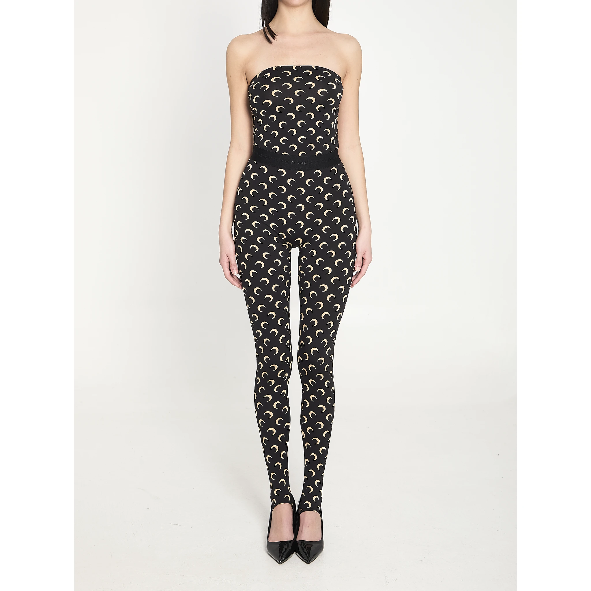 Moon jersey bustier top