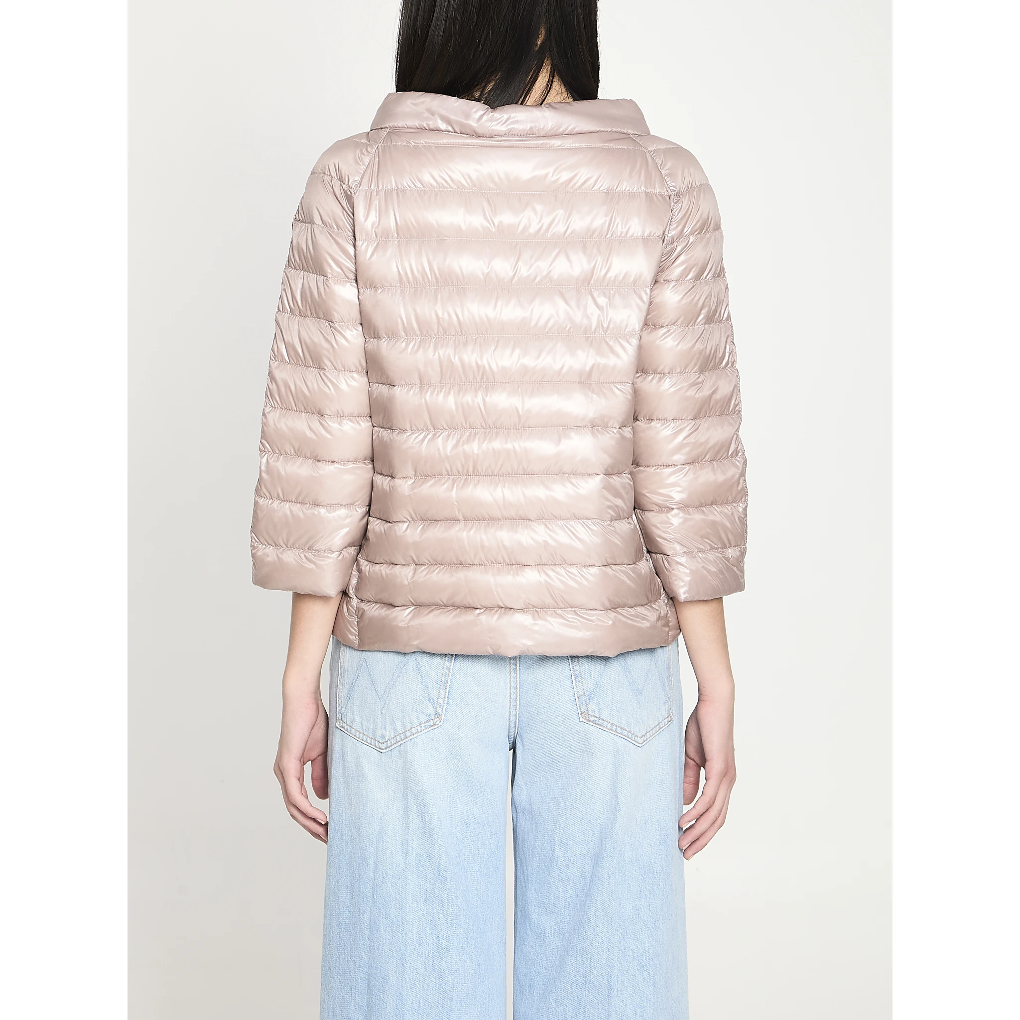 Reversible short down jacket