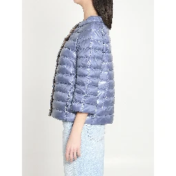 Reversible short down jacket