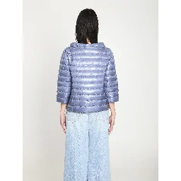 Reversible short down jacket