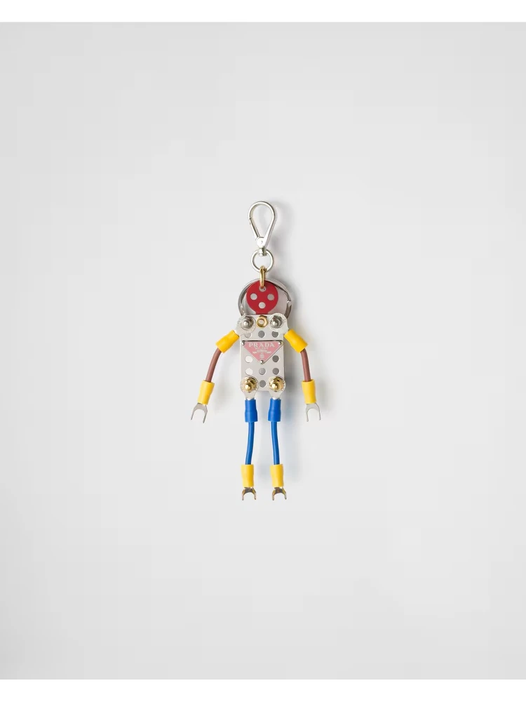 "Robot" charm for bag