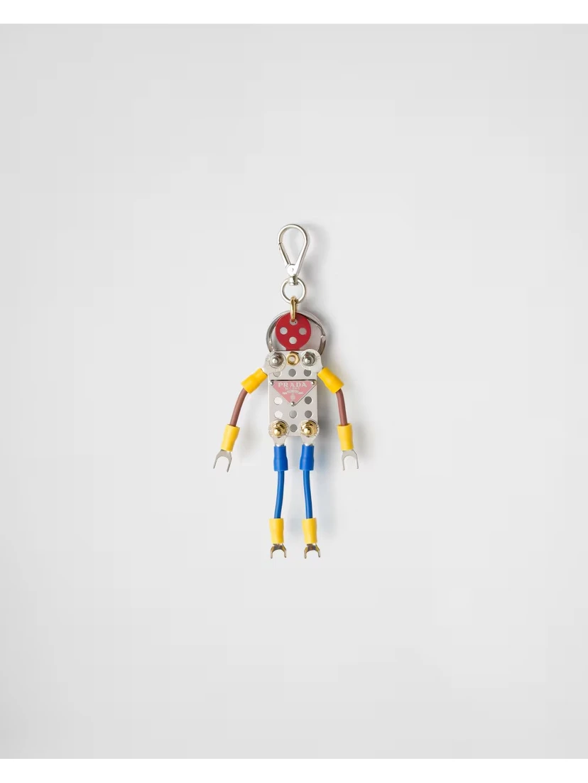 "Robot" charm for bag