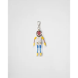 "Robot" charm for bag