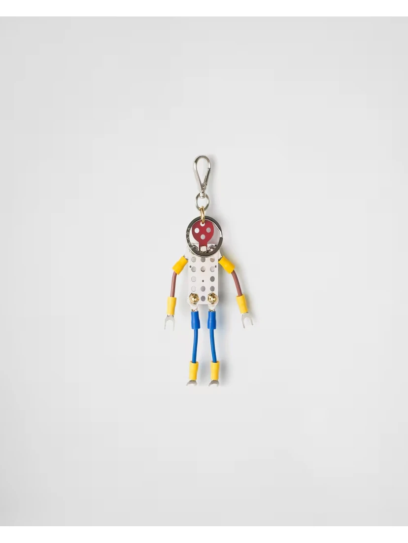 "Robot" charm for bag