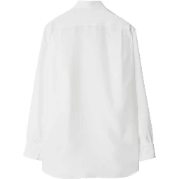 Long-sleeve silk shirt