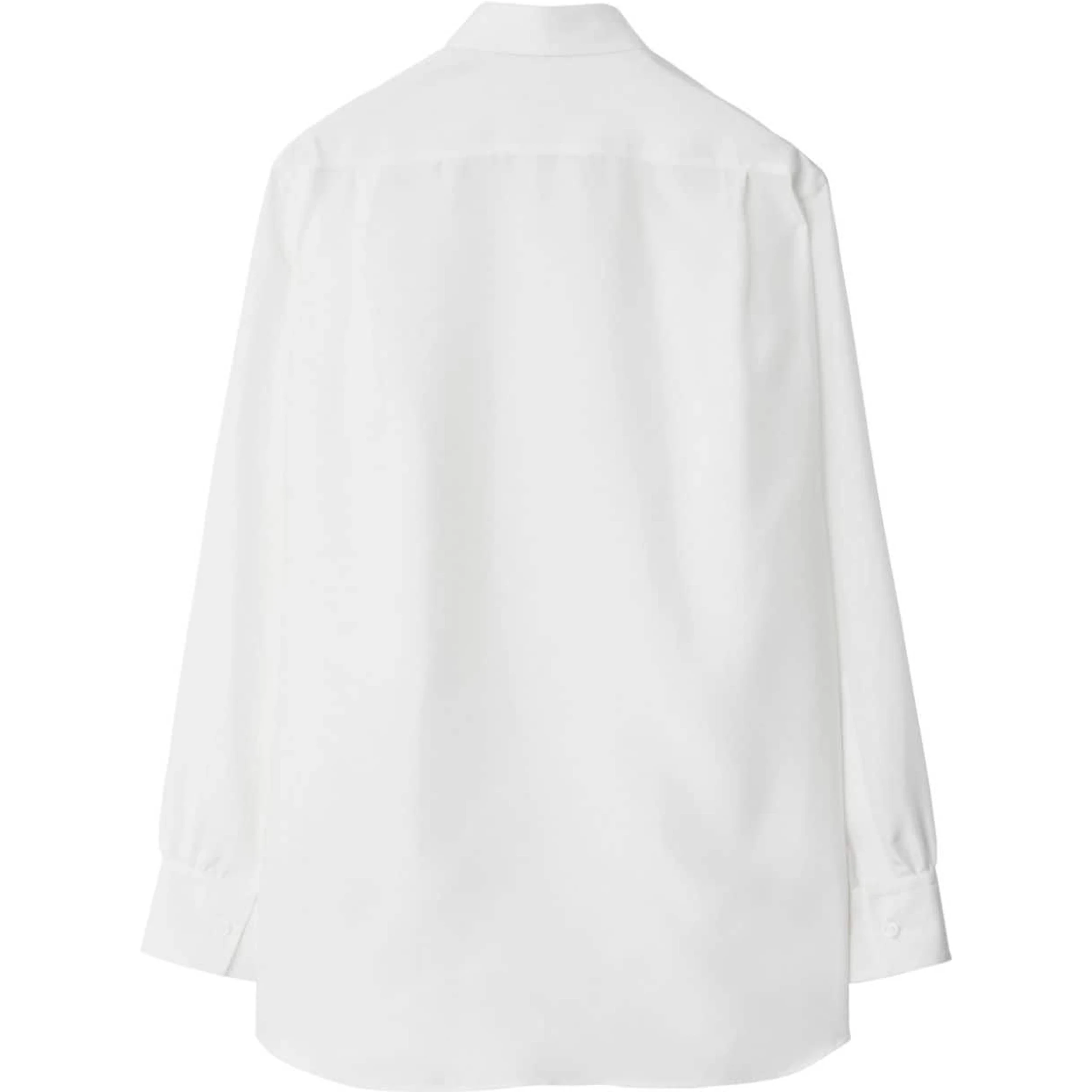 Long-sleeve silk shirt