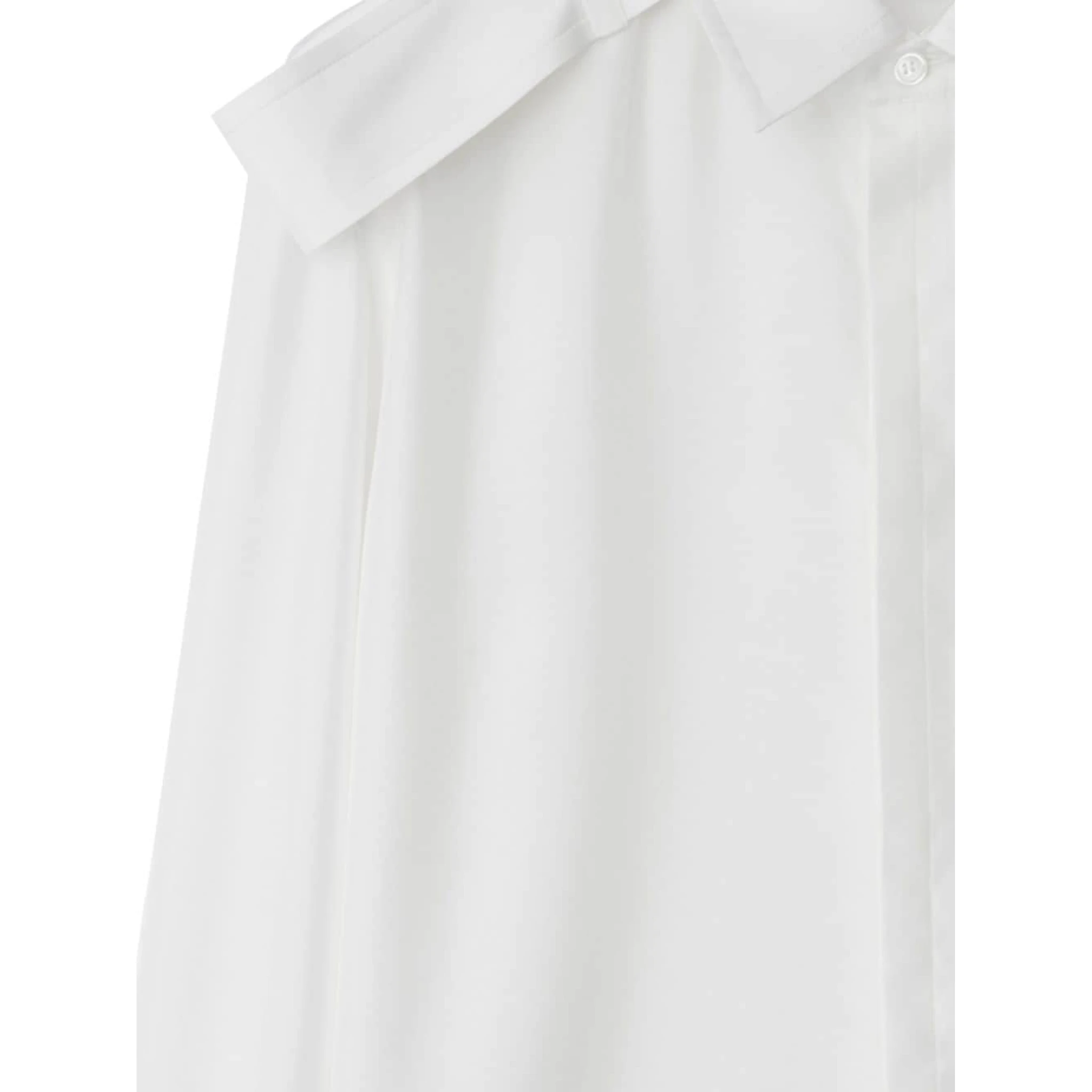 Long-sleeve silk shirt