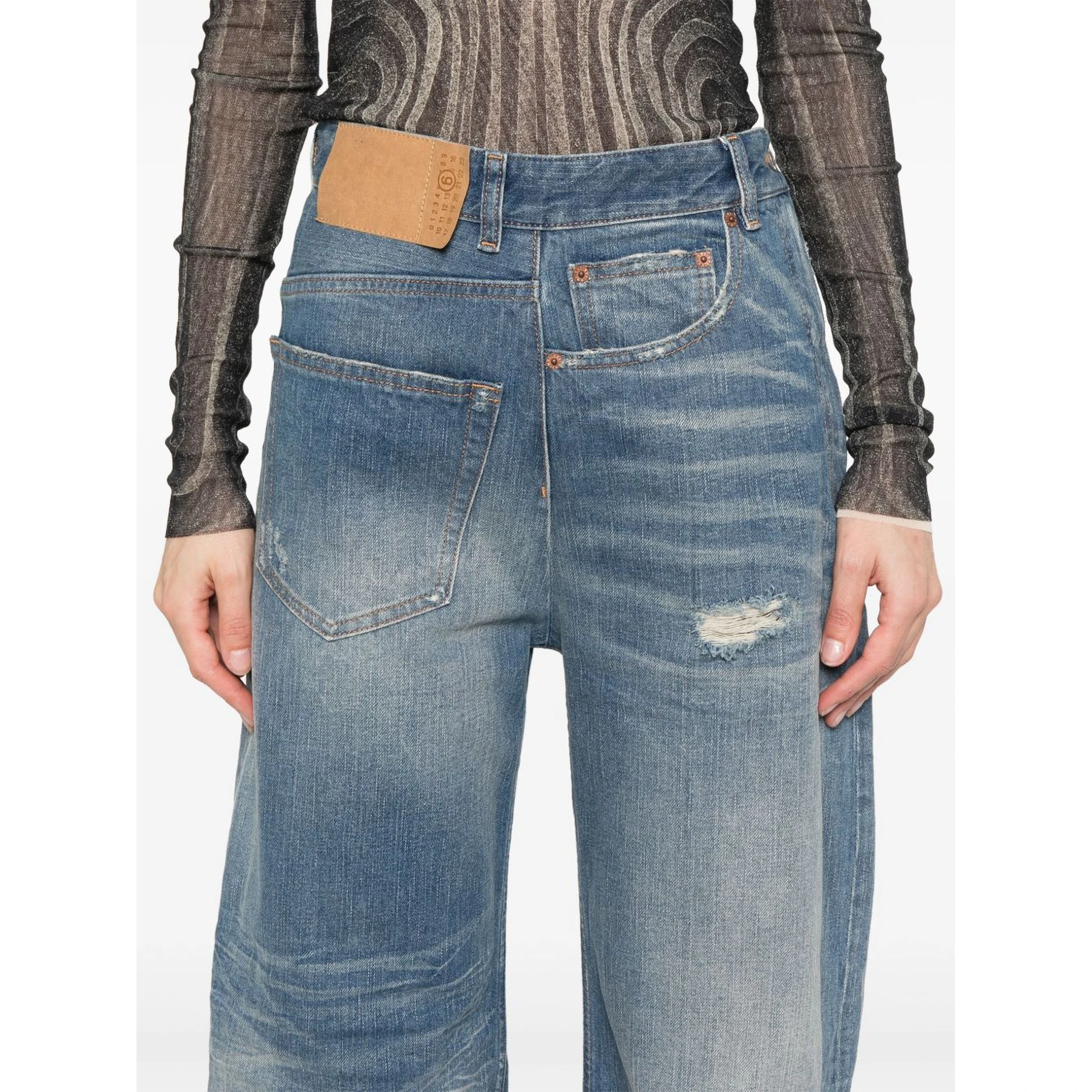 MM6 Maison Margiela Jeans Blue