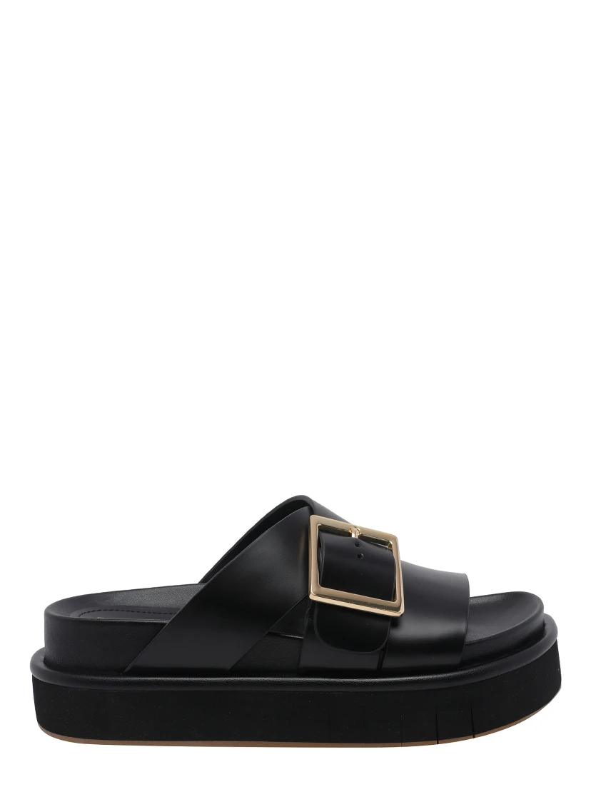 Palomitas  by Paloma Barcelo' Sandals Black