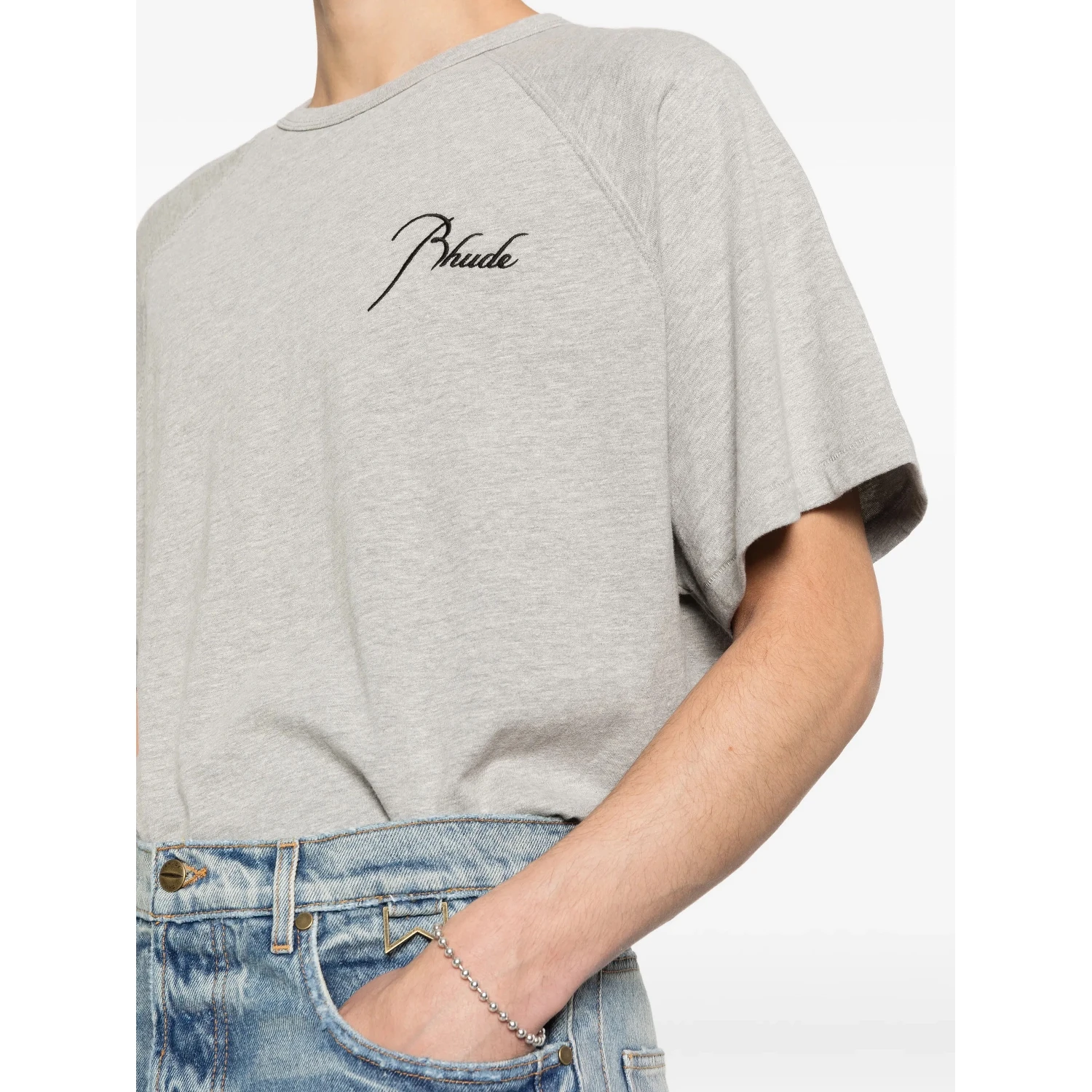 Rhude T-shirts and Polos Grey