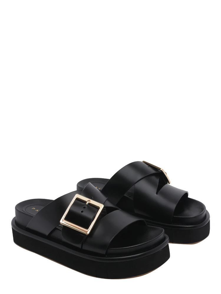 Palomitas  by Paloma Barcelo' Sandals Black alternative
