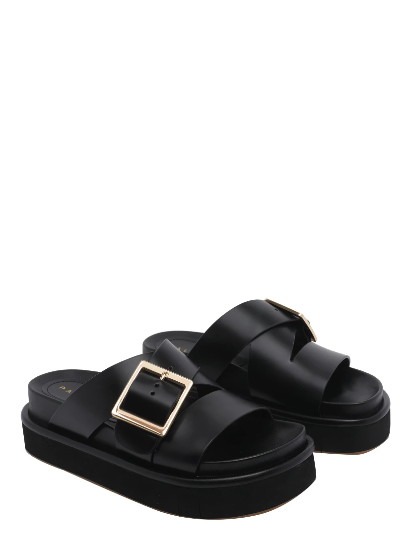 Palomitas  by Paloma Barcelo' Sandals Black