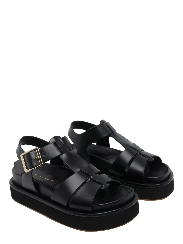 Palomitas  by Paloma Barcelo' Sandals Black alternative