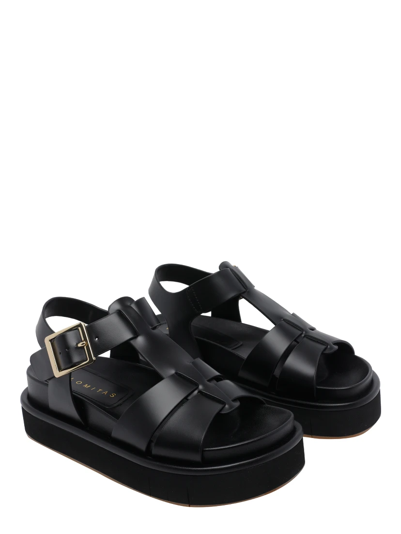 Palomitas  by Paloma Barcelo' Sandals Black