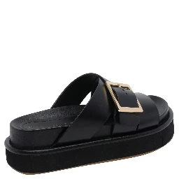 Palomitas  by Paloma Barcelo' Sandals Black