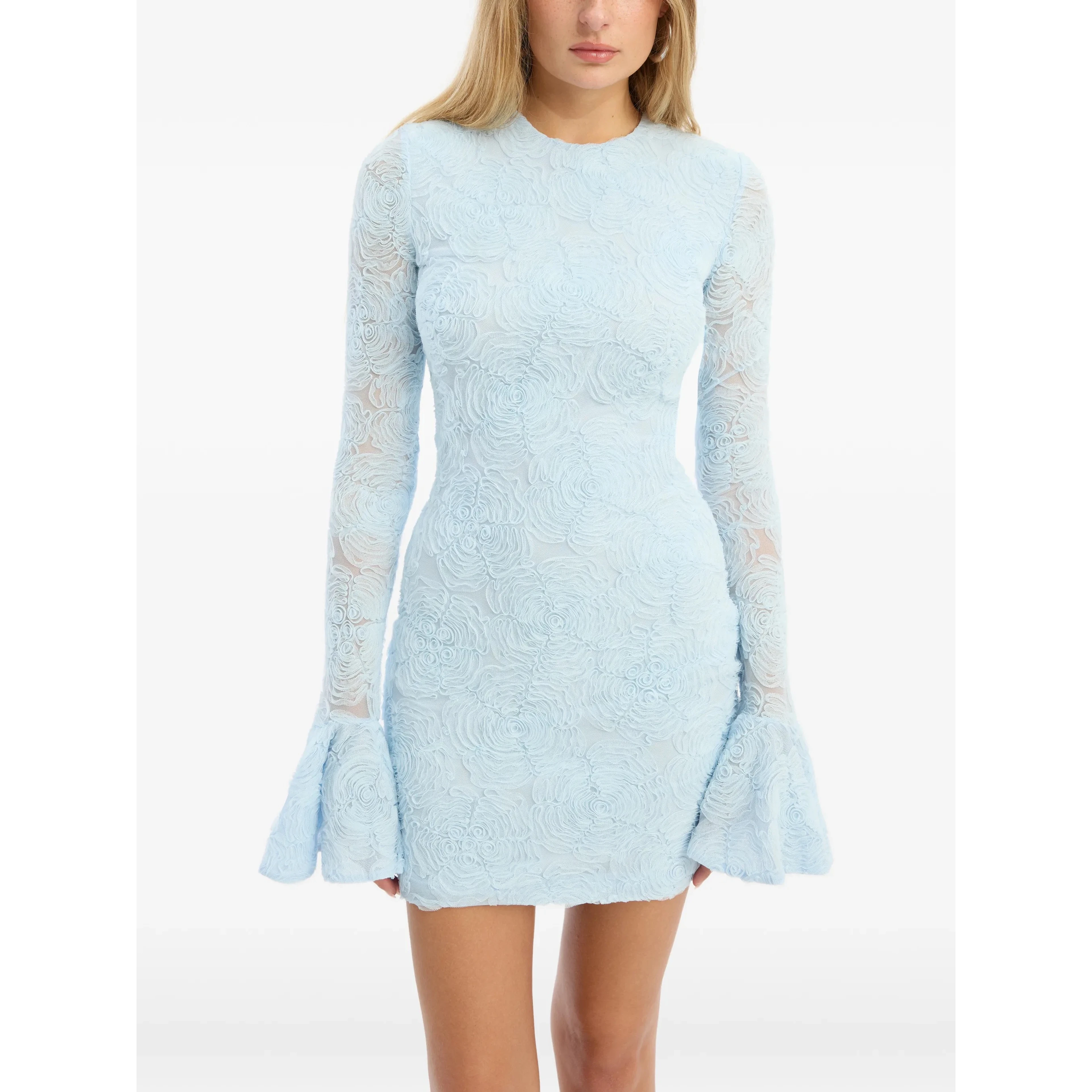 Rotate Dresses Clear Blue