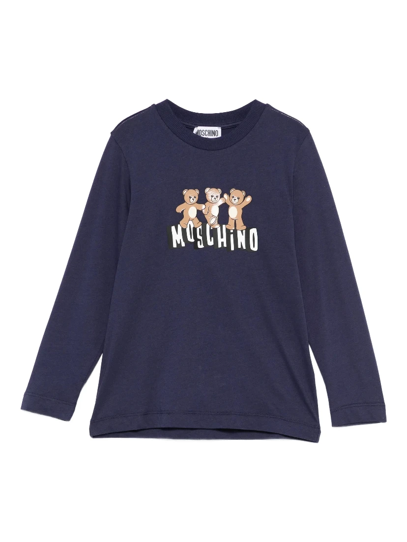 MOSCHINO KIDS T-shirts and Polos Blue