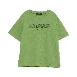 Balmain T-shirts and Polos Green