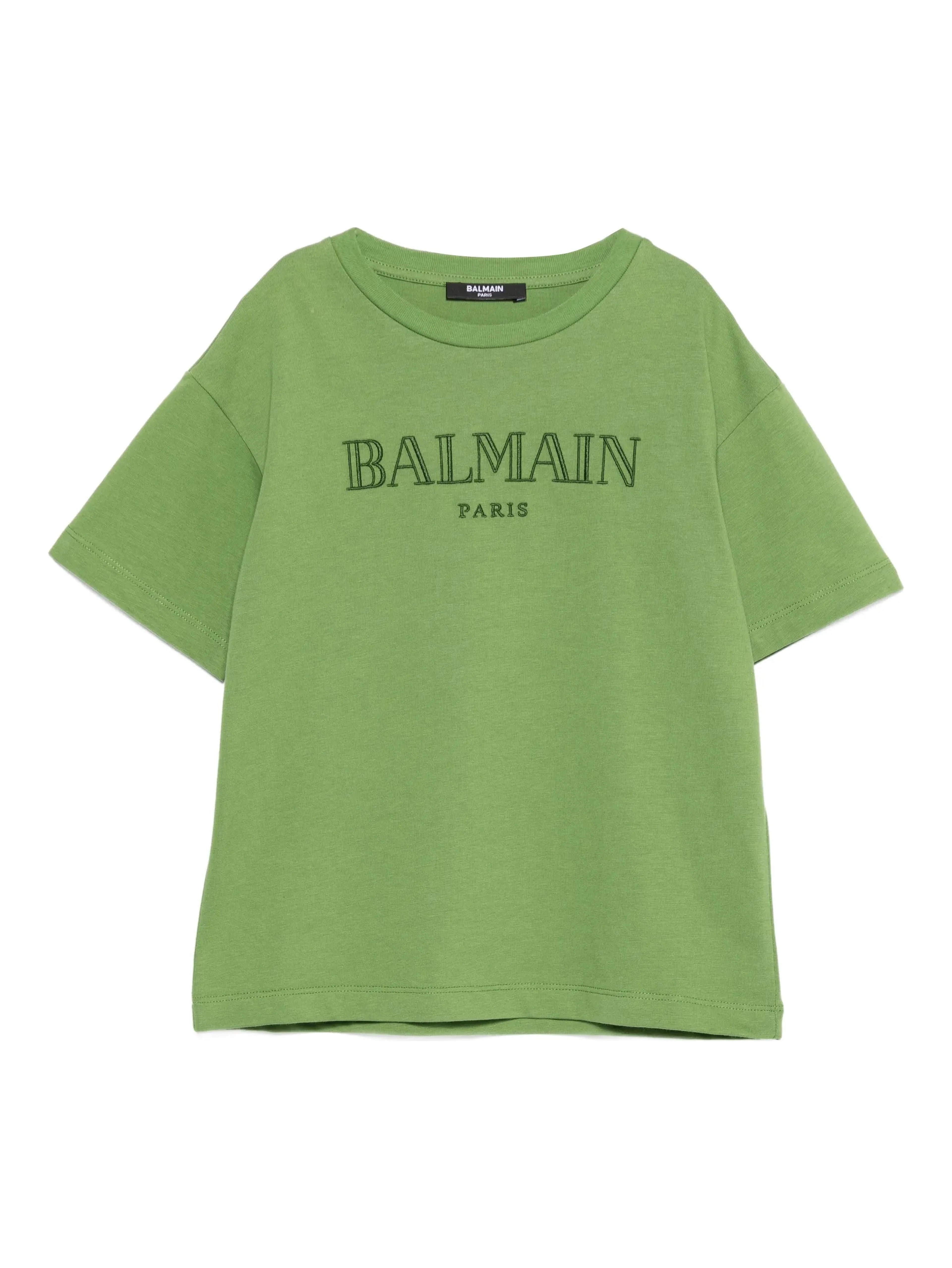 Balmain T-shirts and Polos Green