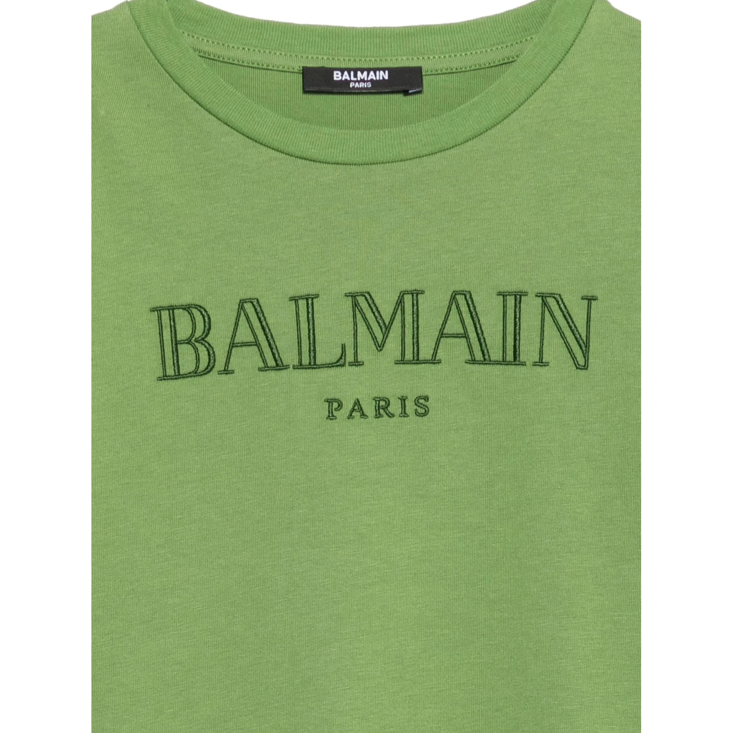 Balmain T-shirts and Polos Green